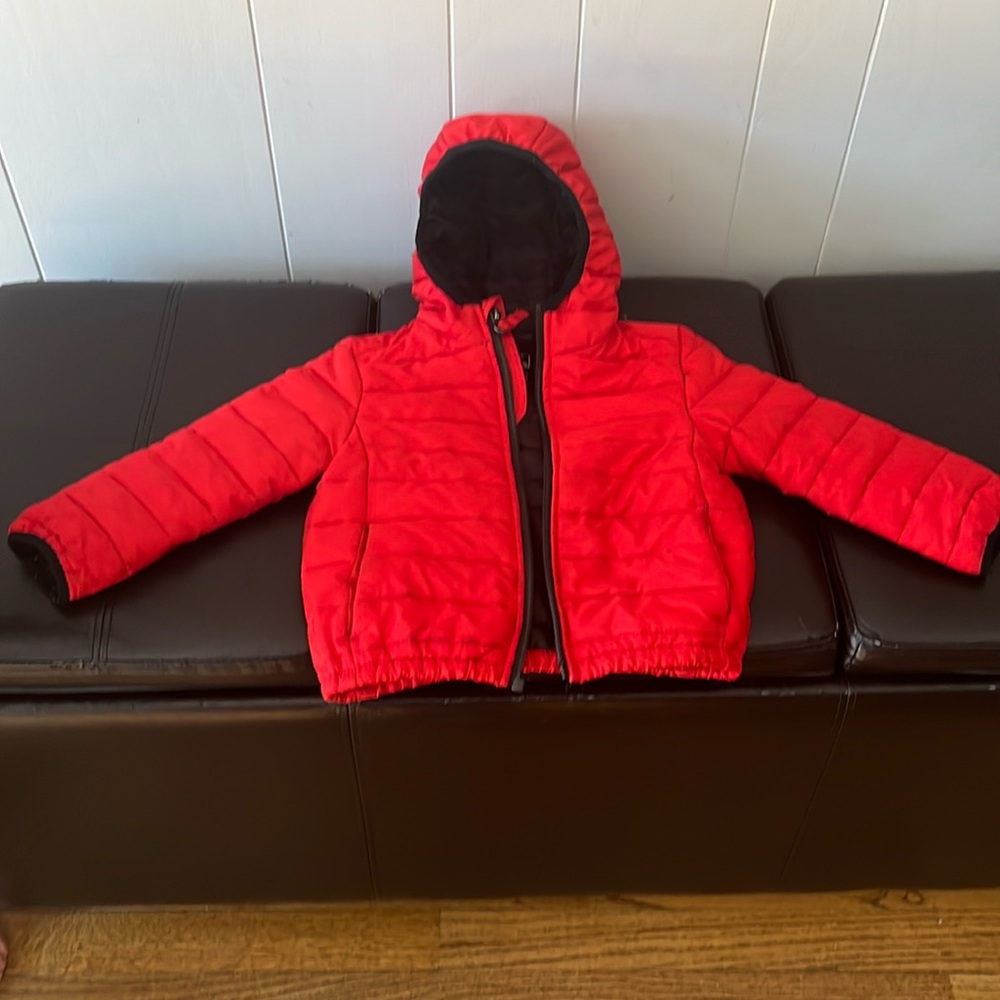 Toddler red coat 18mth-24mth